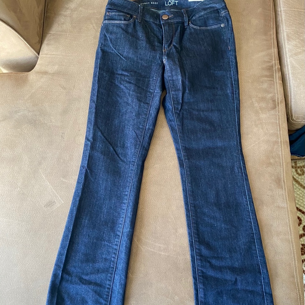 Loft Curvy Boot Petite Jean
